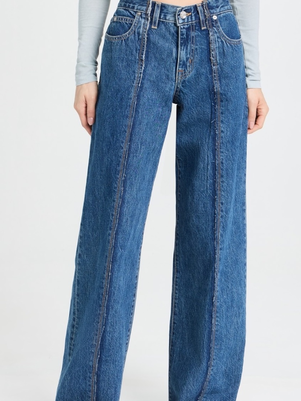 SLVRLAKE Re-Work Mica Paneled Jeans